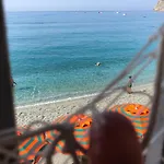 דירה Wave House Cosy Yet Modern In A Prime Location, Oceanfront, Private Terrace And Air Conditioning מונטרוסו אל מארה